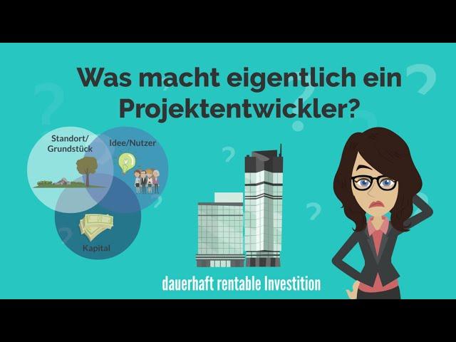 Was macht ein(e) Projektentwickler(in)?