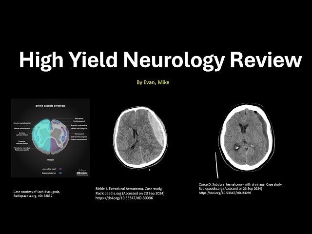 Neurology Shelf Review