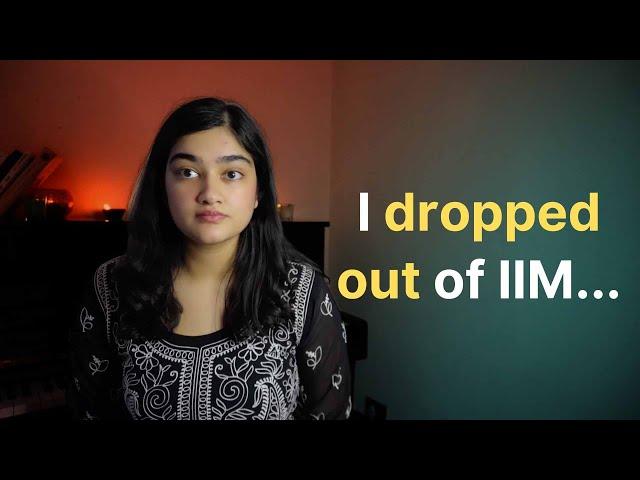 I dropped out of IIM. | Is IIM worth it in 2024? | Should you pursue an MBA degree?