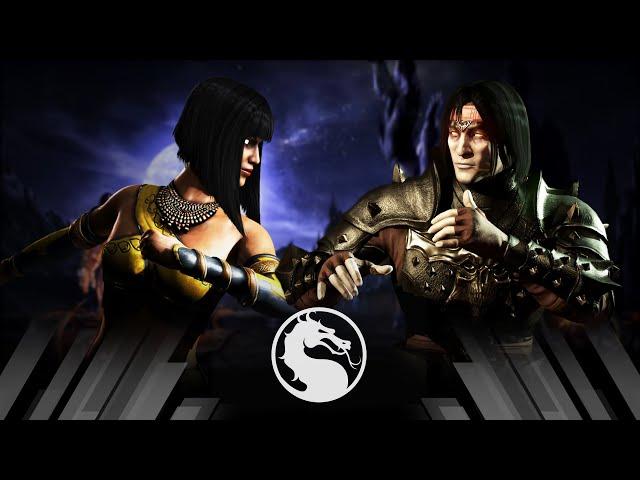 Mortal Kombat X - Tanya Vs Dark Emperor Liu Kang (Very Hard)