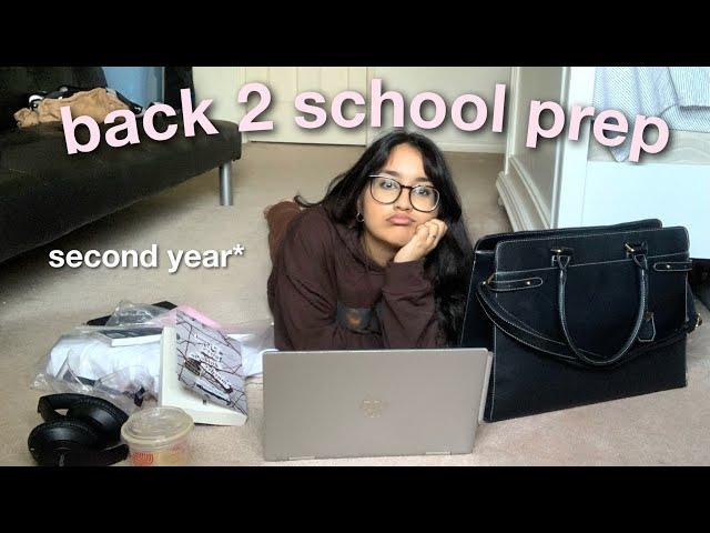 PREPARING FOR BACK TO SCHOOL (second year)