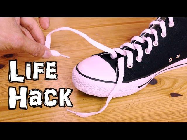 Shoe Lace Life Hack - Ukrainian Knot