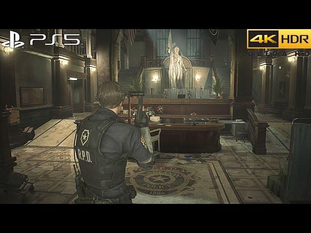 Resident Evil 2 Remake (PS5) 4K 60FPS HDR Gameplay