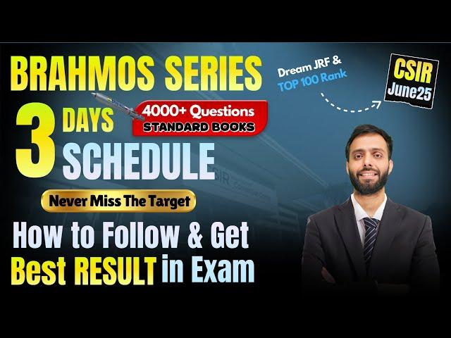 Brahmos SeriesBest way to Follow & Maximize Your Score - CSIR June 25 | Most Powerful Series