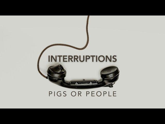 06.22.25 | Interruptions: Pigs or People | Pastor Bill Meade