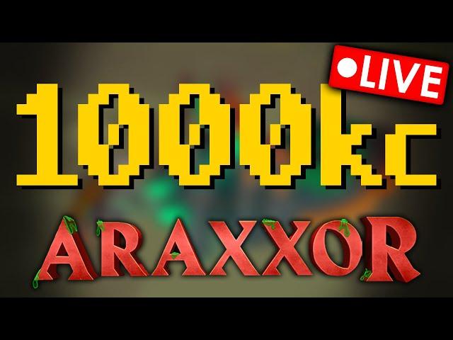  CAN WE COMPLETE ARAXXOR IN UNDER 1000 KC ? | LIVE 