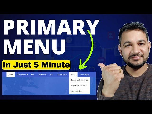 How to Create Menu in Wordpress | Header Menu Customization Tutorial