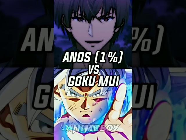 GOKU MUI VS ANOS VOLDIGOAD (1%) | who is Stronger #anime #shorts #goku #dragonballz #animeedits