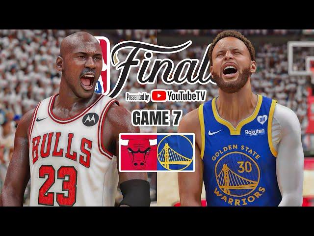 NBA DREAM FINALS | 1996 BULLS vs 2017 WARRIORS GAME 7 | NBA 2K24 (PS5)