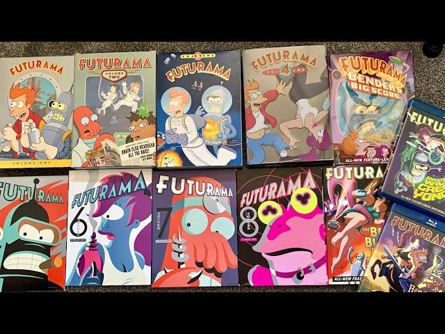 My Complete Futurama DVD and Blu-ray Collection