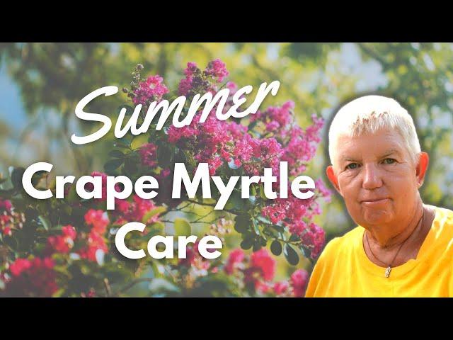 How to Make Your Crape Myrtle Bloom All Summer Long | Summer Crape Myrtle Care