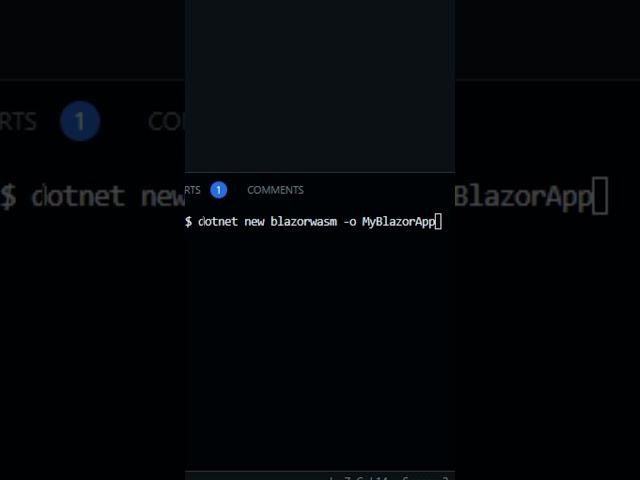 Blazor .Net App with Docker in 1 Minute 