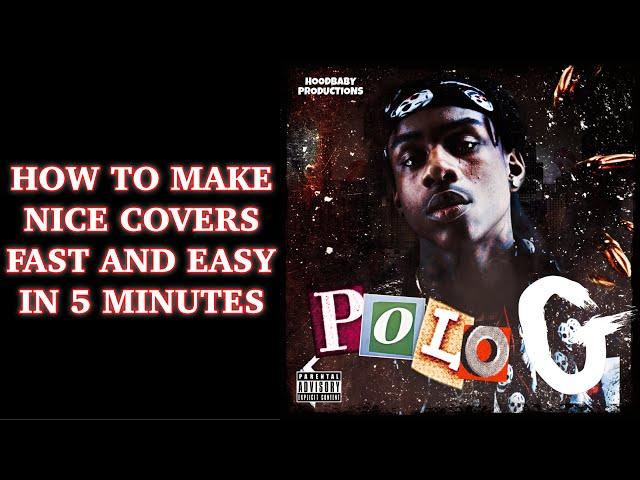 How To Make Good Cover Art on your Phone in 5 Minutes *Easy* IPHONE & Android (HoodBaby Productions)