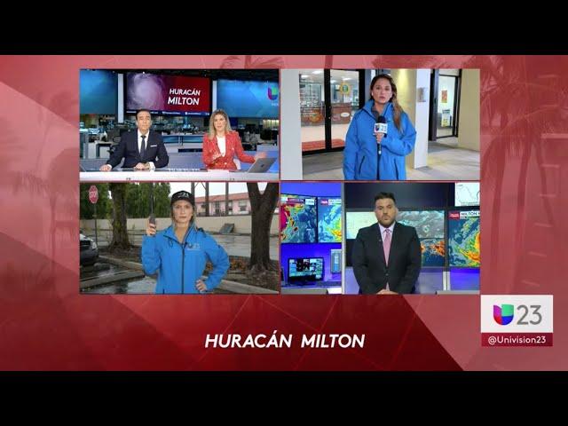  Noticias 23 a las 6:00 pm: Miami-Dade y Broward no están en el cono del huracán Milton, pero...