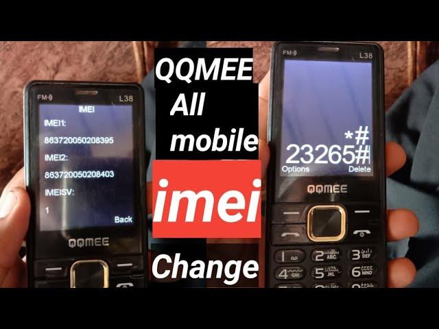 QQMEE L38 imei change code || 100percent done || IMEI Repair PTI solution registration field