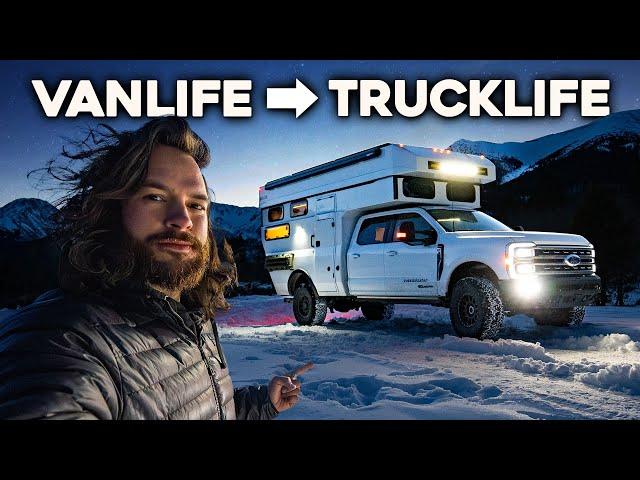 Luxury Winter TRUCK CAMPING in $400,000 RossMonster