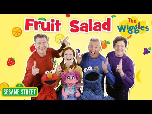 Fruit Salad Yummy Yummy!  Sing-along with @SesameStreet and The Wiggles  Kids Songs