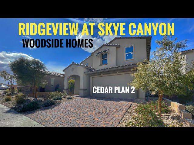 Skye Canyon Homes For Sale - Ridgeview At Skye Canyon - Las Vegas - Cedar Plan 2