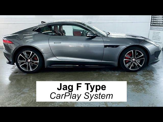 Jag F Type CarPlay System| Dragon Car Alarms | Fareham