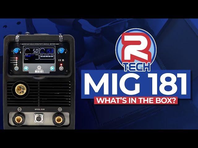 R-Tech Digital MIG 181 Welder - What's in the Box?