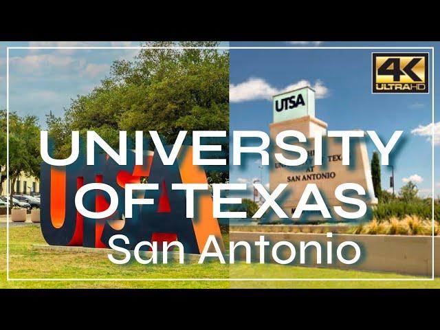 Ut San Antonio 4k University Of Texas UTSA Campus  Tour