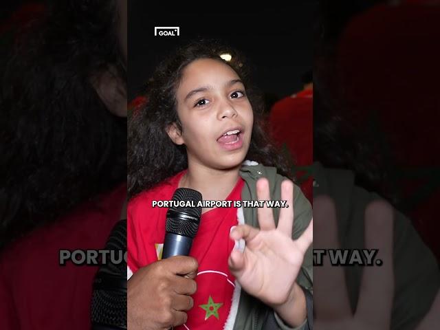 Moroccan girl: "POOR RONALDO!" (ORIGINAL)  #shorts