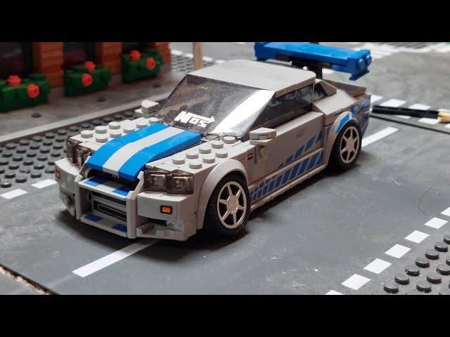 How to Stance your Lego Nissan Skyline GT-R R34 Fast and Furious