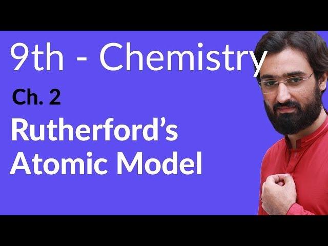 Matric part 1 Chemistry, Rutherford Atomic Model - Ch 2 Structure of Atoms - 9th Class Chemistry