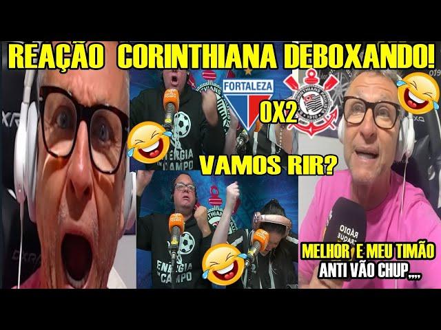 VAMOS RIR? REAÇÕES DO CRAQUE NETO NA VITORIA DO CORINTHIANS ! FORTALEZA 0X2 CORINTHIANS  VAMOS RIR?