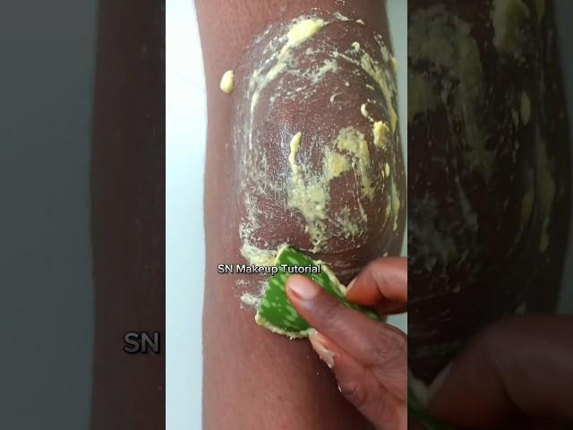 Get Fair Knee/elbow Instantly | Easy SunTan Removal Pack At Home, Remove Tan #skincare #ytshorts