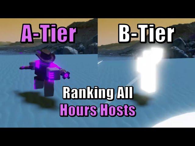 Hours | Host Tierlist UPDATED