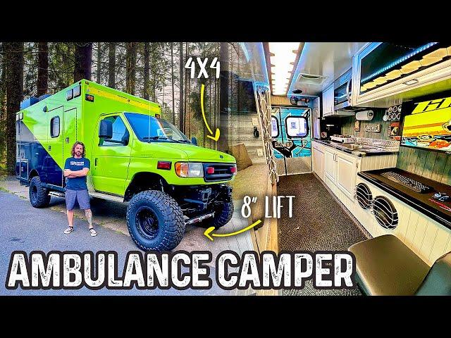 MEGA 4x4 Ambulance Camper Conversion