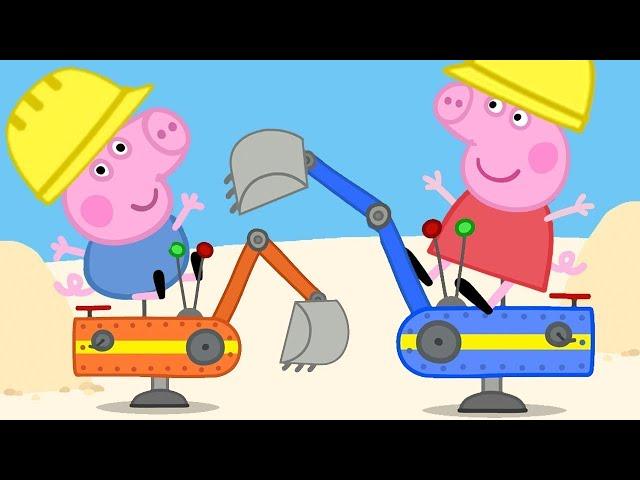 Digger World Adventures  Peppa Pig Official Channel Family Kids Cartoons