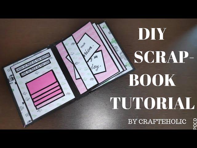 scrapbook for beginners | scrapbook tutorial | how to make a scrapbook | scrabook for birthday