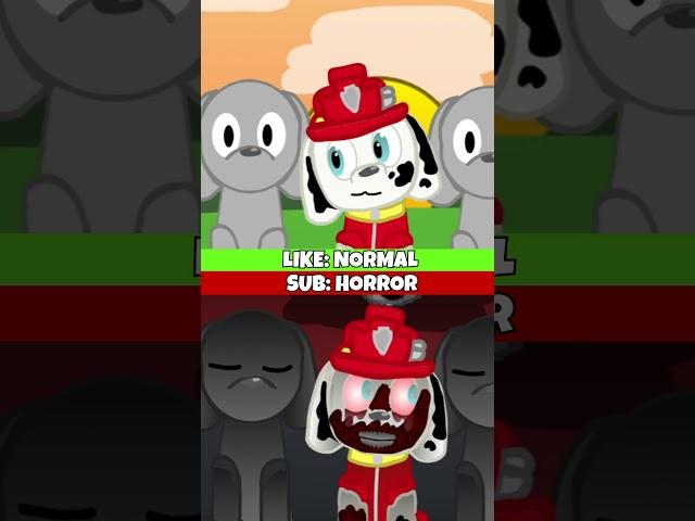 Incredibox Sprunki PAW PATROL Normal VS  HORROR VERSIONS!