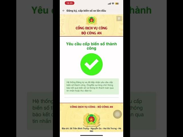 Bấm biển số xe trên VNEID