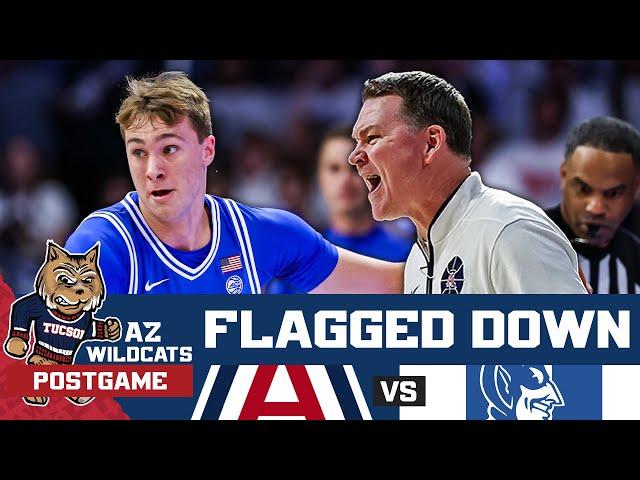 POSTGAME: Arizona OUTMATCHED Against Duke And Cooper Flagg At Home