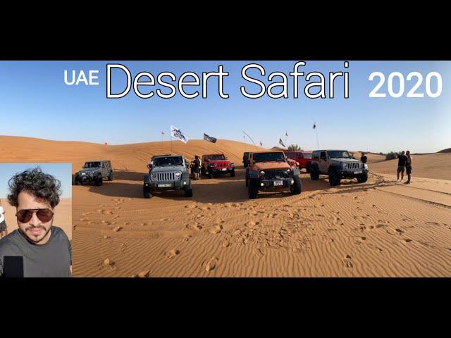 Dune Bashing Dubai Desert in Jeep Wrangler