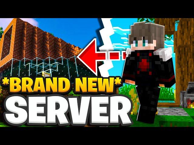 I tried out this BRAND new Survival server *IT WAS INSANE*