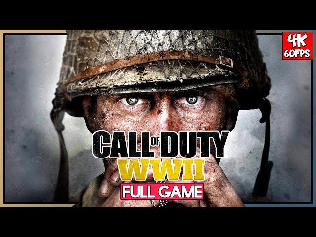 CALL OF DUTY: WW2【FULL GAMEPLAY Campaign Walkthrough】4K60FPS ULTRA | No Commentary