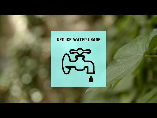 Reduce Water Usage