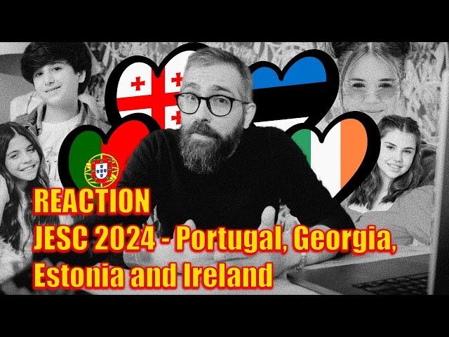 Reactions to JESC 2024 - Estonia, Georgia, Portugal and Ireland!