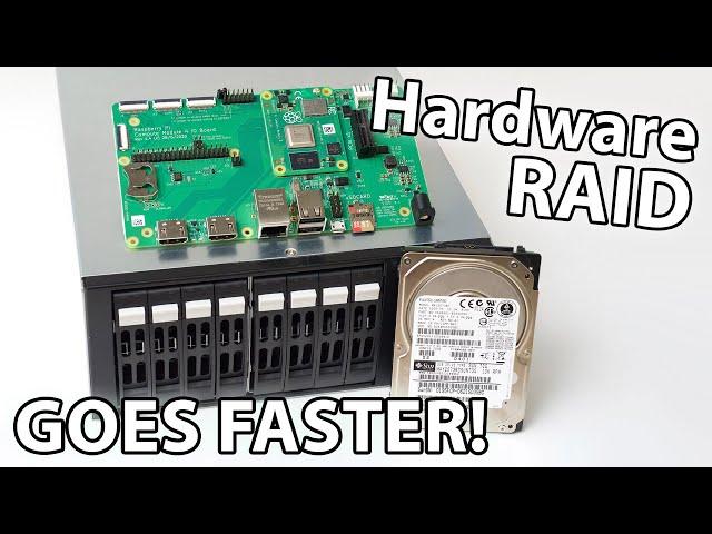 Hardware RAID for the fastest Raspberry Pi CM4 NAS!