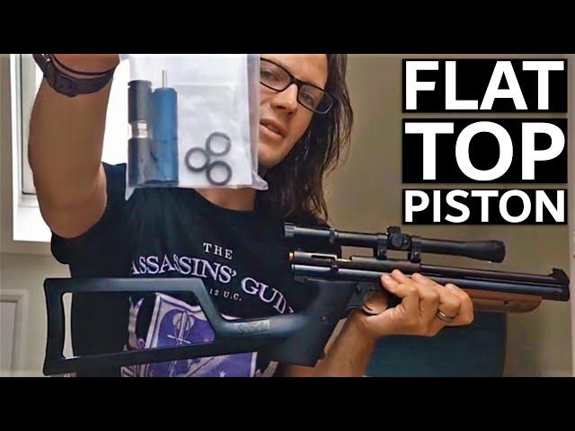 Crosman 1377 Flat Top Valve and Piston - Install + Chrony