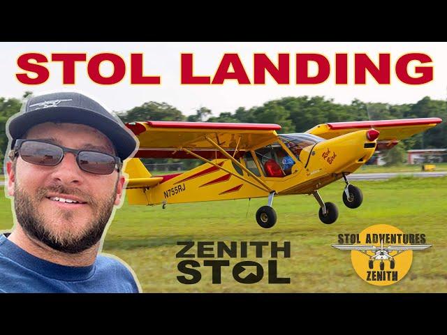 Zenith STOL light sport aircraft precision short landing