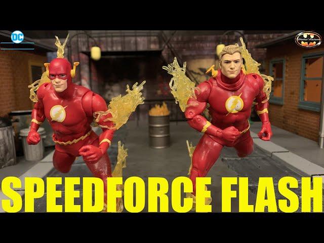 McFarlane DC Multiverse Speedforce Flash PLATINUM Unmasked Barry Allen Flashpoint Figure Review