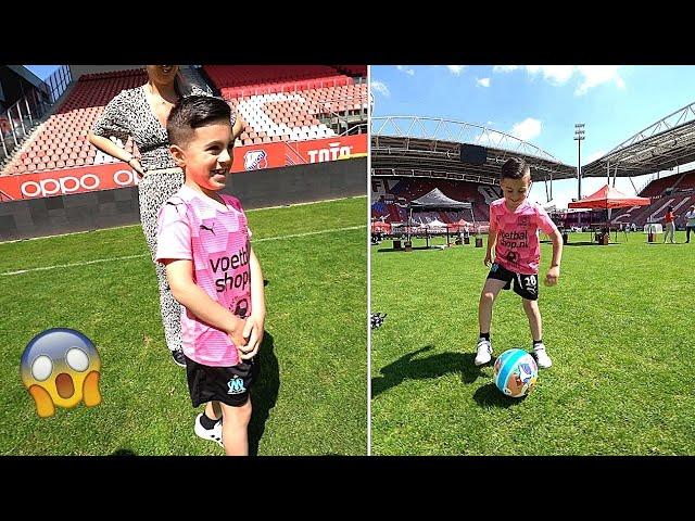 EEN SPECIAAL MOMENT: HIJ MAG VOETBALLEN IN EEN VOETBALSTADION!️ | #570