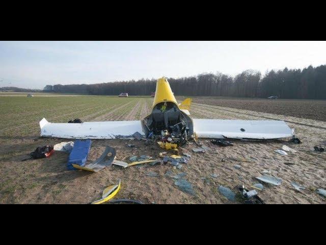  Flugzeug Crash nach Vogelschlag und Motorausfall - Bird Strike Airplane Windshield