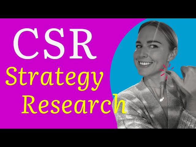 Strategic Planning and Corporate Social Responsibility: Creating a CSR Strategy (Part 1)