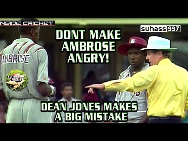 #RIPDeano. Dont make AMBROSE angry! WORLD SERIES FINAL - Dean jones makes a big mistake